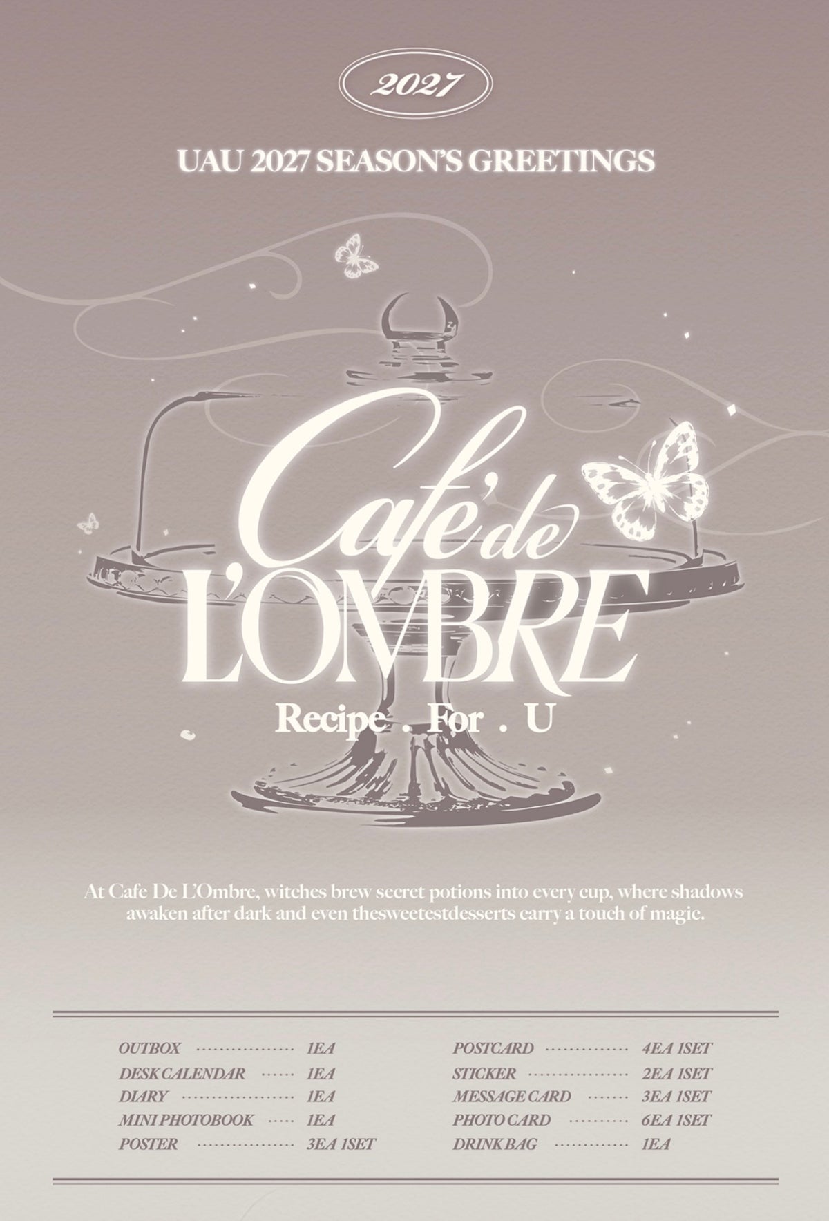 DREAMCATCHER UAU - CAFÉ DE L’OMBRE 2027 Season's Greetings