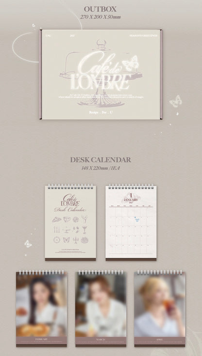 DREAMCATCHER UAU - CAFÉ DE L’OMBRE 2027 Season's Greetings