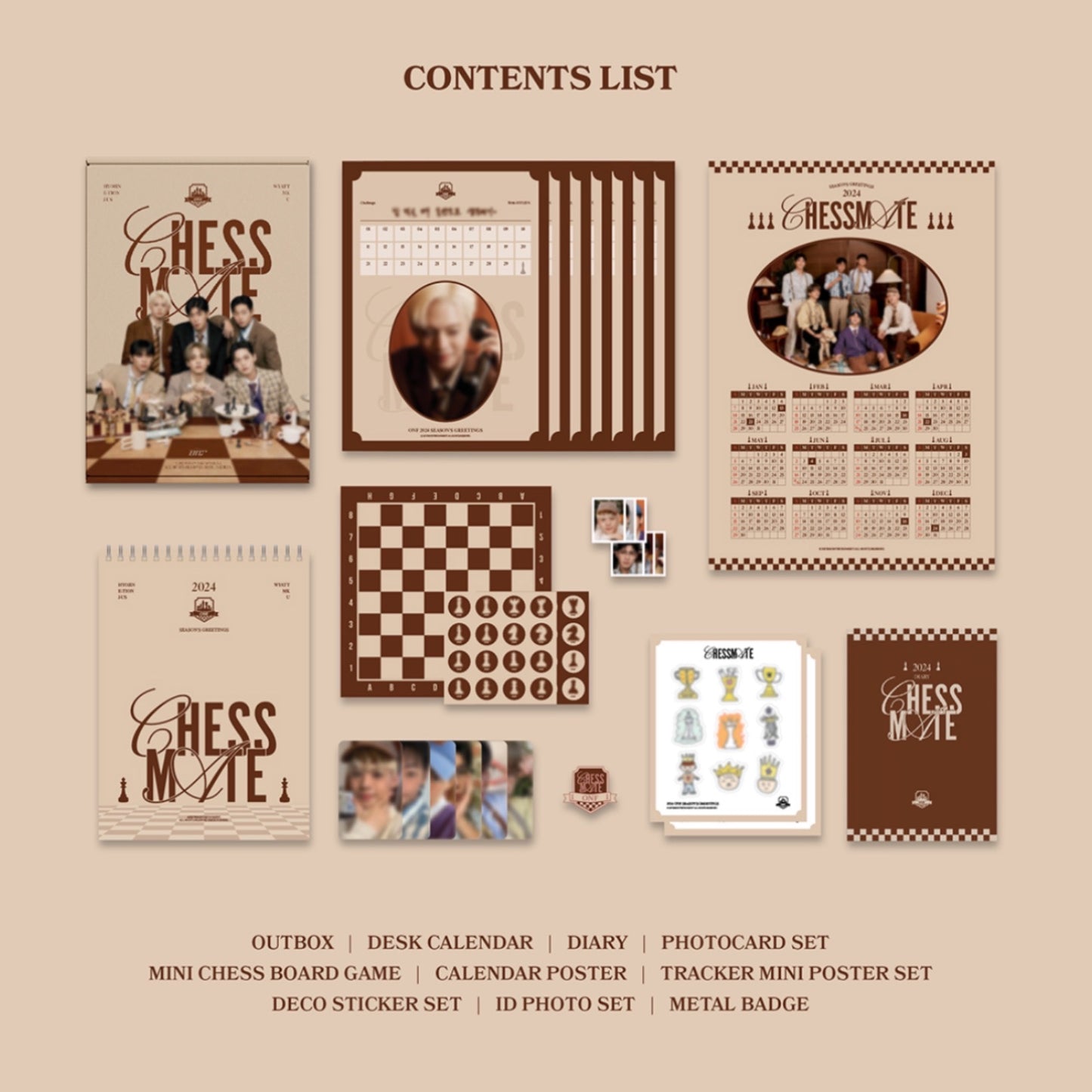 ONF Chess Mate 2024 Official Season's Greetings