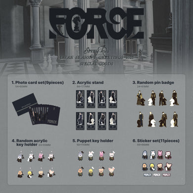 STRAY KIDS Japan Season’s Greetings 2026 “FORCE” Official Goods (PRE ORDER JANUARY 2026)