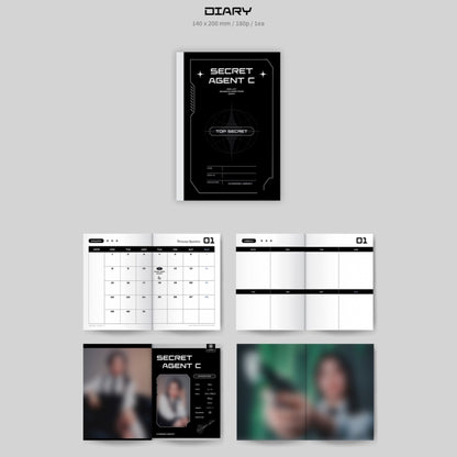 LEE CHAEYEON Secret Agent C 2024 Official Season's Greetings