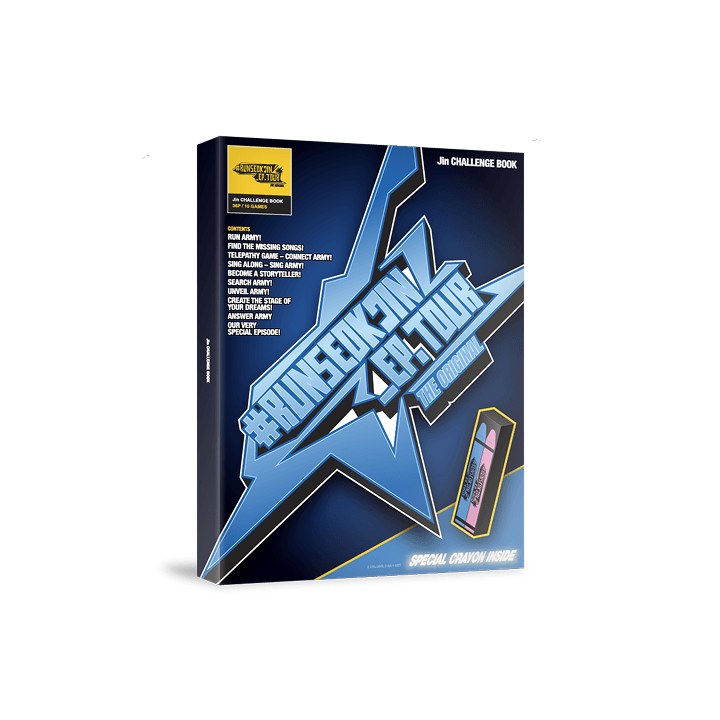 BTS JIN - RUNSEOKJIN_EP TOUR in GOYANG Challenge Book – K-STAR