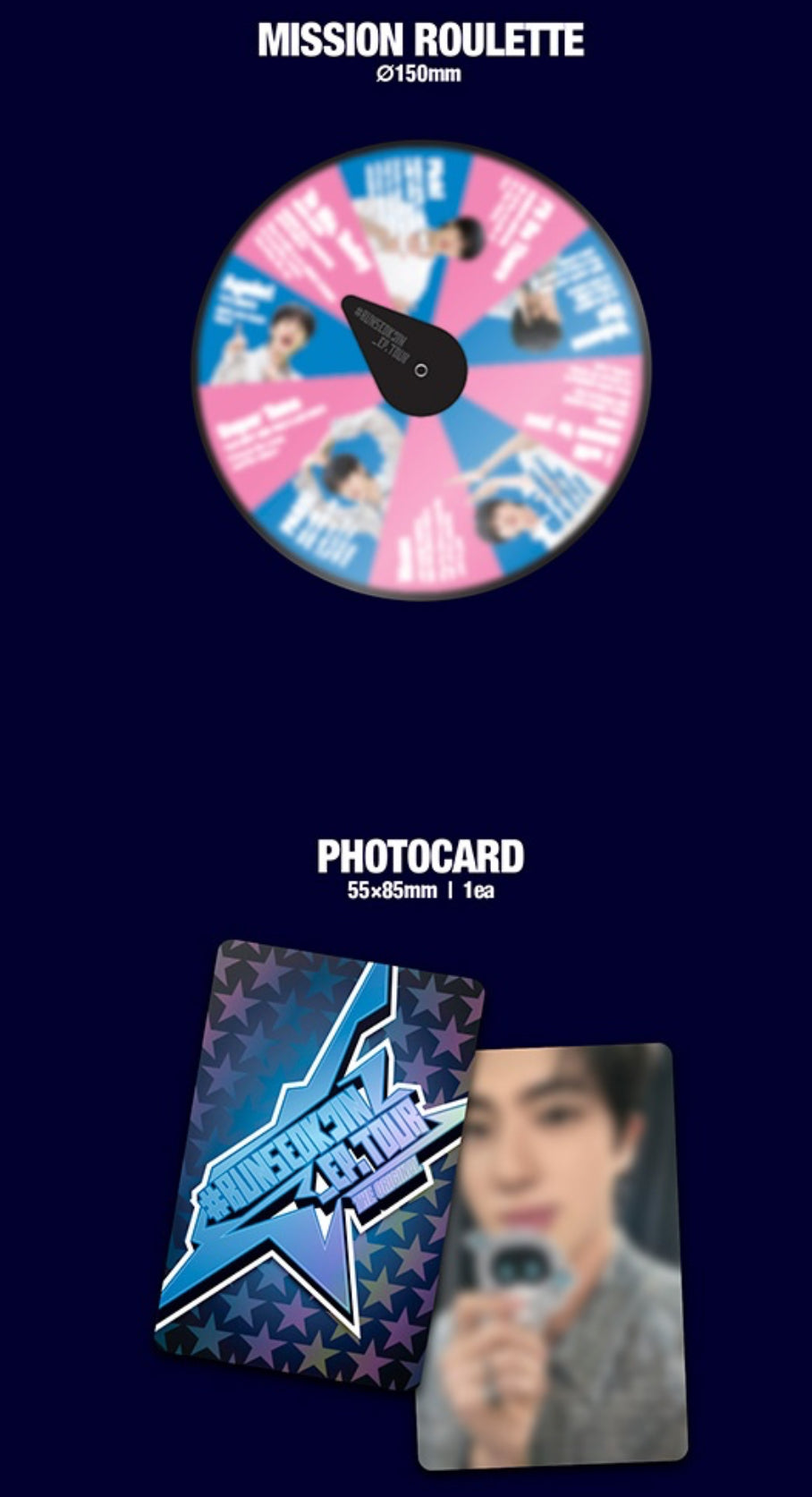 BTS JIN - RUNSEOKJIN_EP TOUR in GOYANG Challenge Book