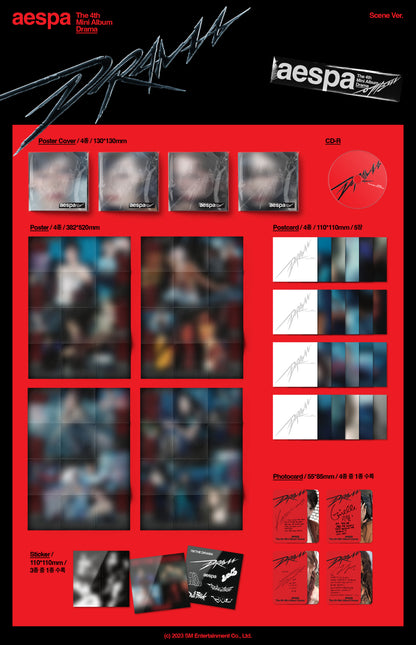 aespa - 4th Mini Album DRAMA ( Scene Version )