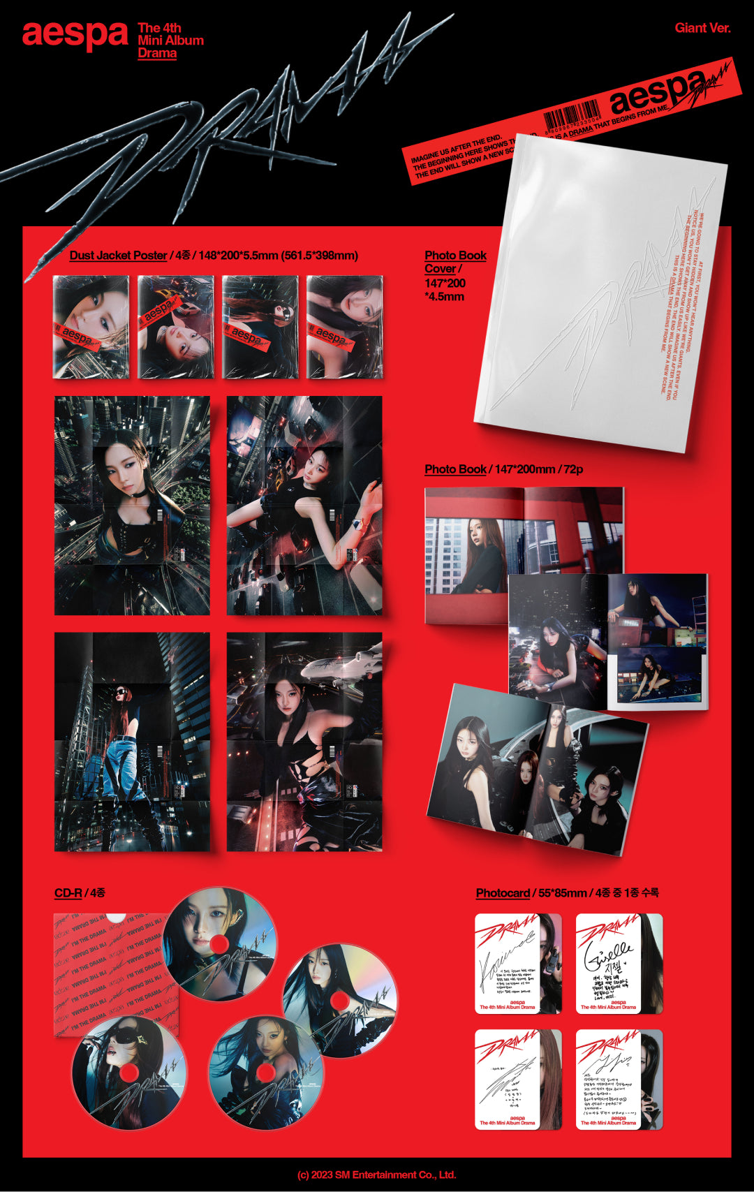 aespa - 4th Mini Album DRAMA ( Giant Version )