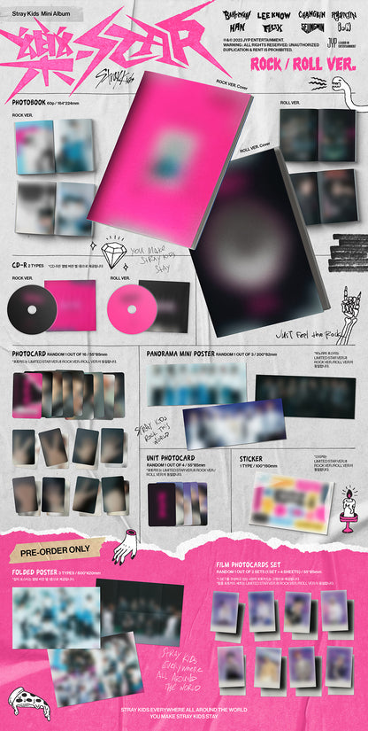 STRAY KIDS Mini Album 樂 ROCK STAR