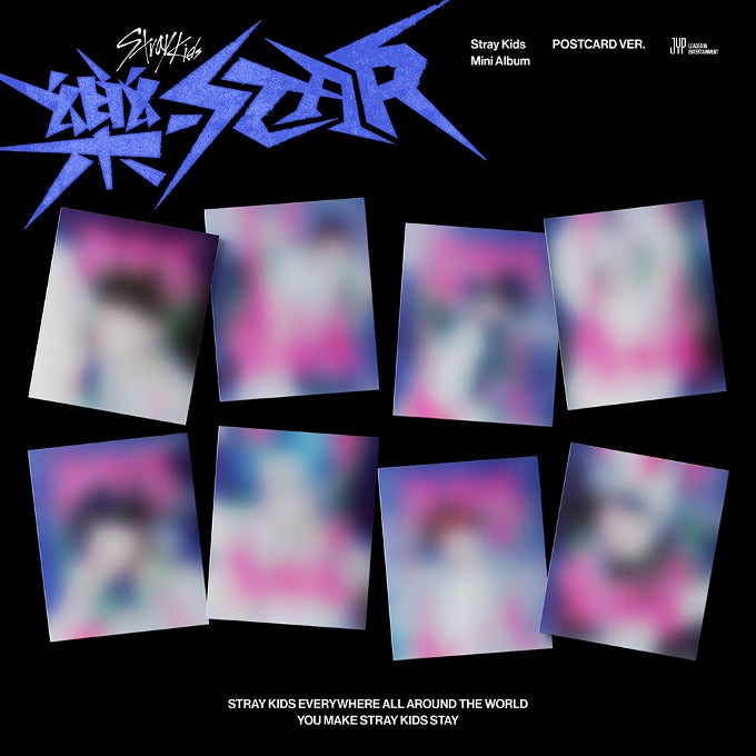 STRAY KIDS Mini Album 樂 ROCK STAR Postcard Version + You can choose Member