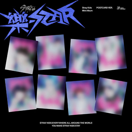 STRAY KIDS Mini Album 樂 ROCK STAR Postcard Version + You can choose Member