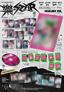 STRAY KIDS Mini Album 樂 ROCK STAR Headliner Version