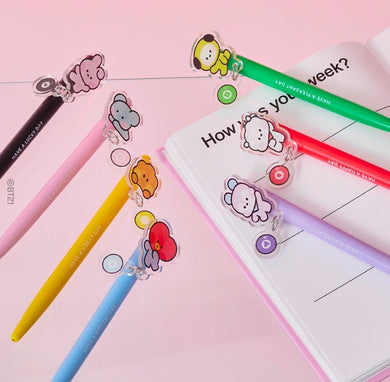 BT21 Minini Official Lucky Gatcha Gel Pen