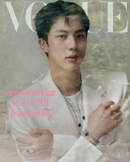 VOGUE Korea Magazine BTS JIN 2024 October Issue