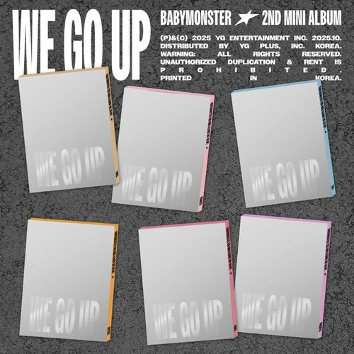 BABYMONSTER - WE GO UP 2nd Mini Album PATTERN Ver