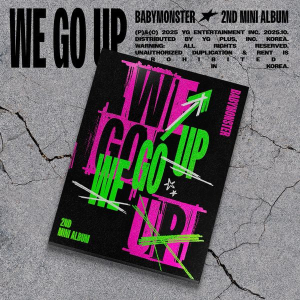 BABYMONSTER - WE GO UP 2nd Mini Album UP Ver