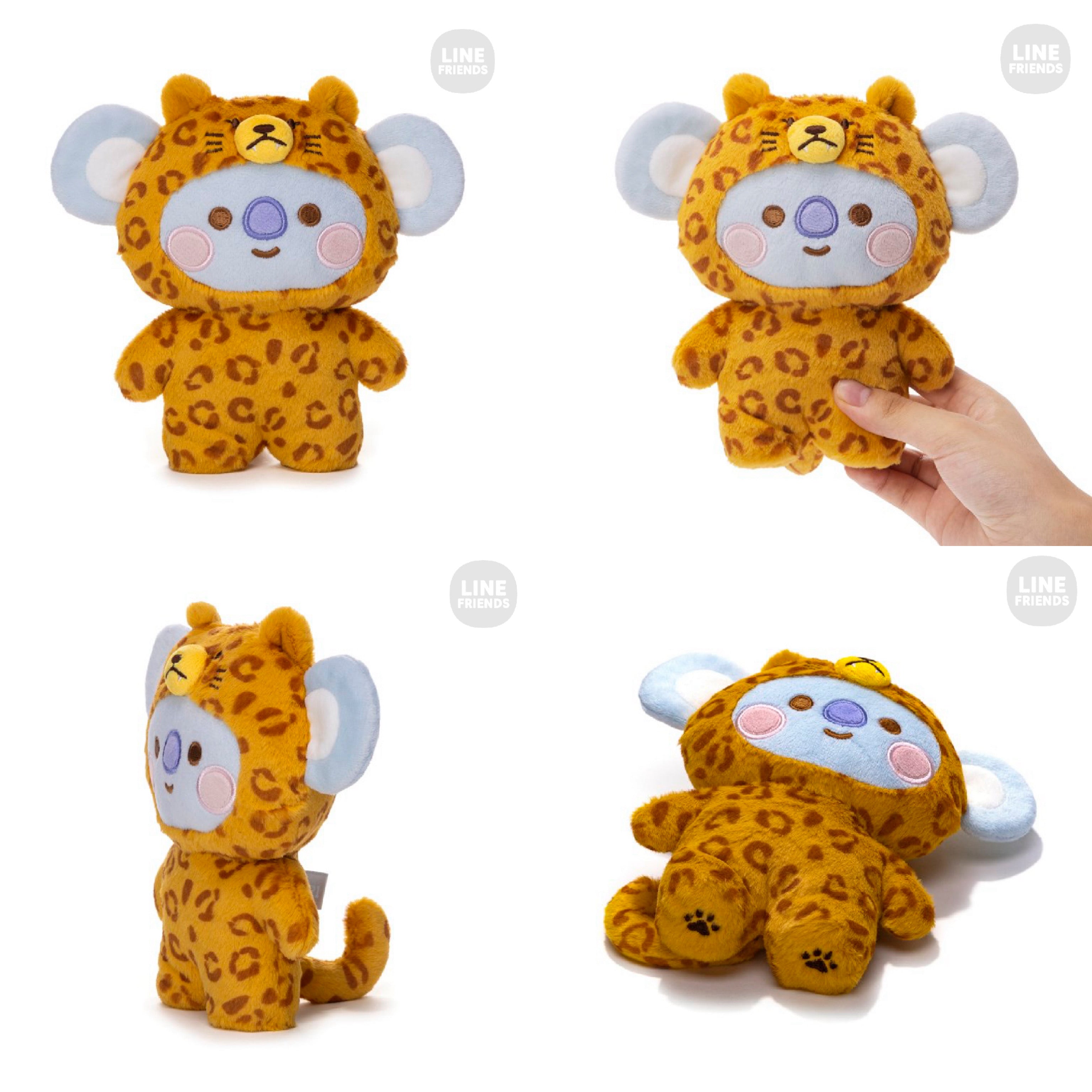 BT21 BABY JAPAN Official Leopard Plush Doll 20cm – K-STAR