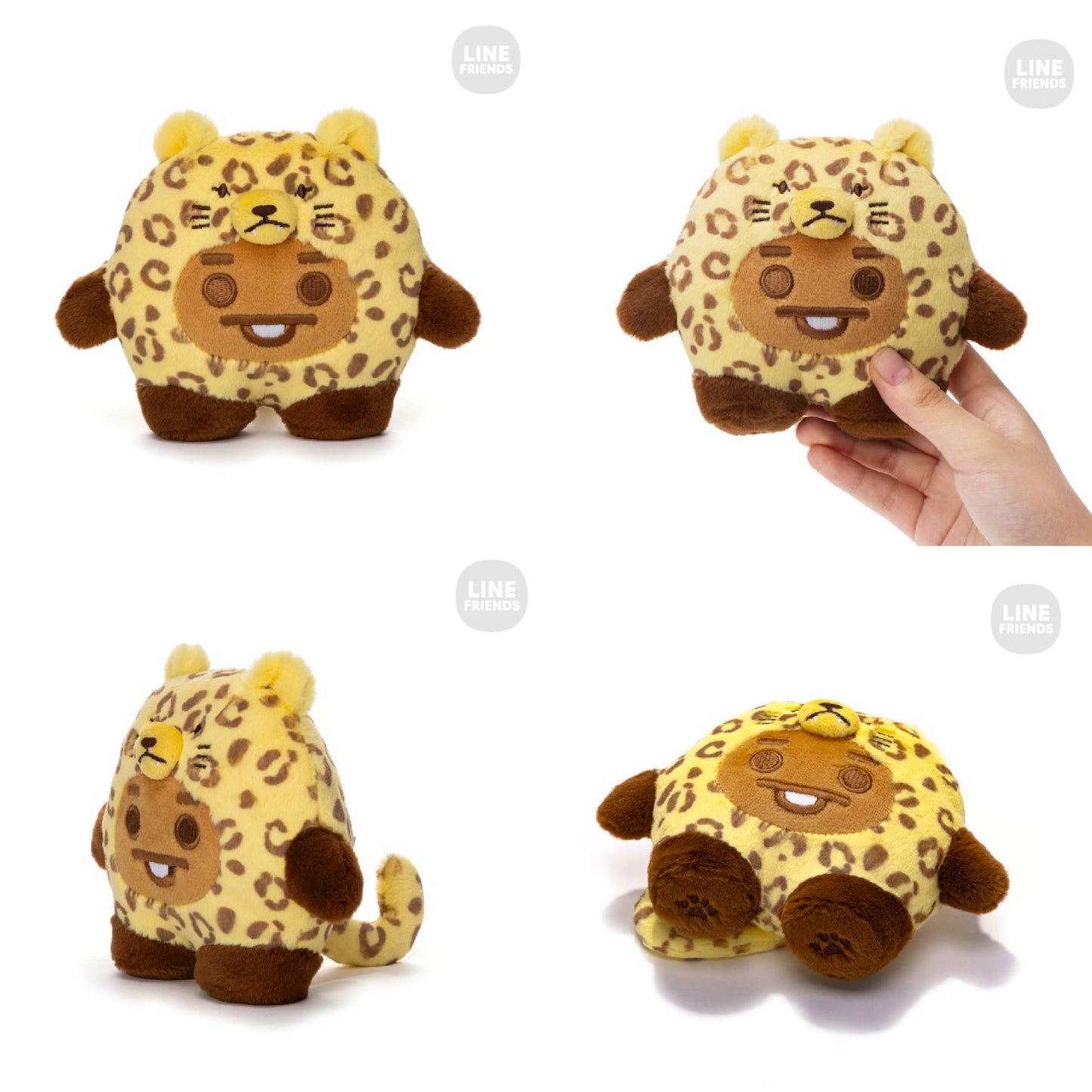 BT21 BABY JAPAN Official Leopard Plush Doll 20cm