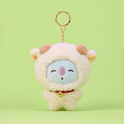 BT21 Official FLUFFY NEW YEAR Plush Keyring