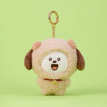 BT21 Official FLUFFY NEW YEAR Plush Keyring