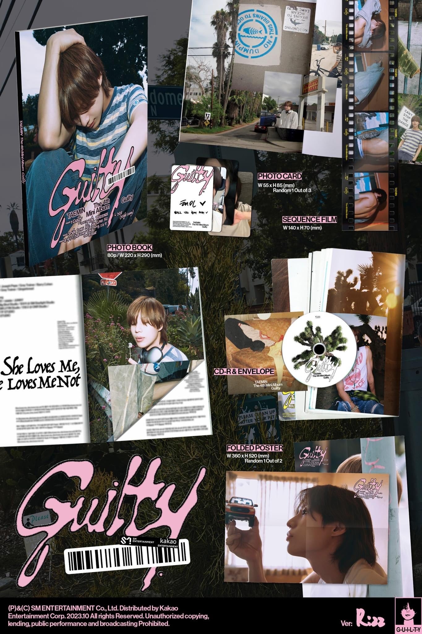 SHINee TAEMIN - Guilty 4th Mini Album Photobook Version – K-STAR