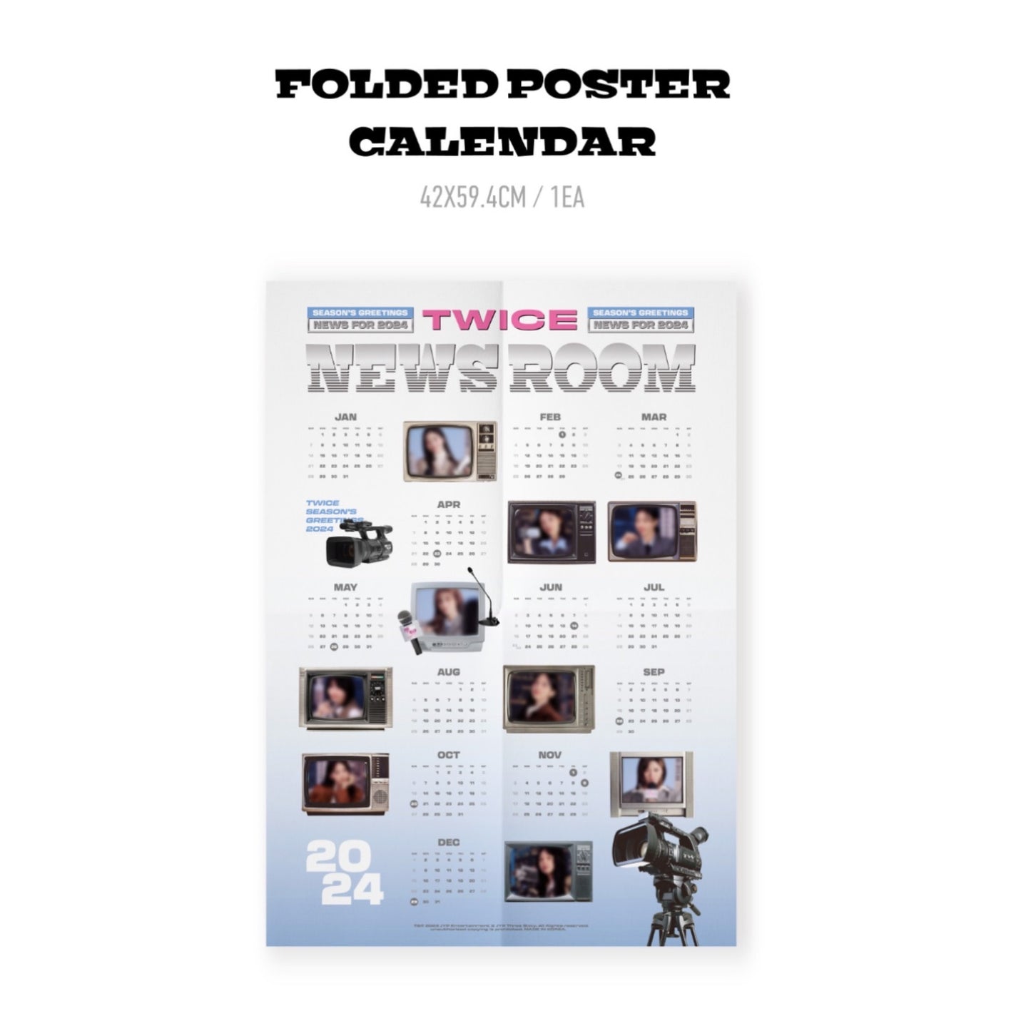 TWICE - TWICE NEWS ROOM 2024 Official Season's Greetings + POB