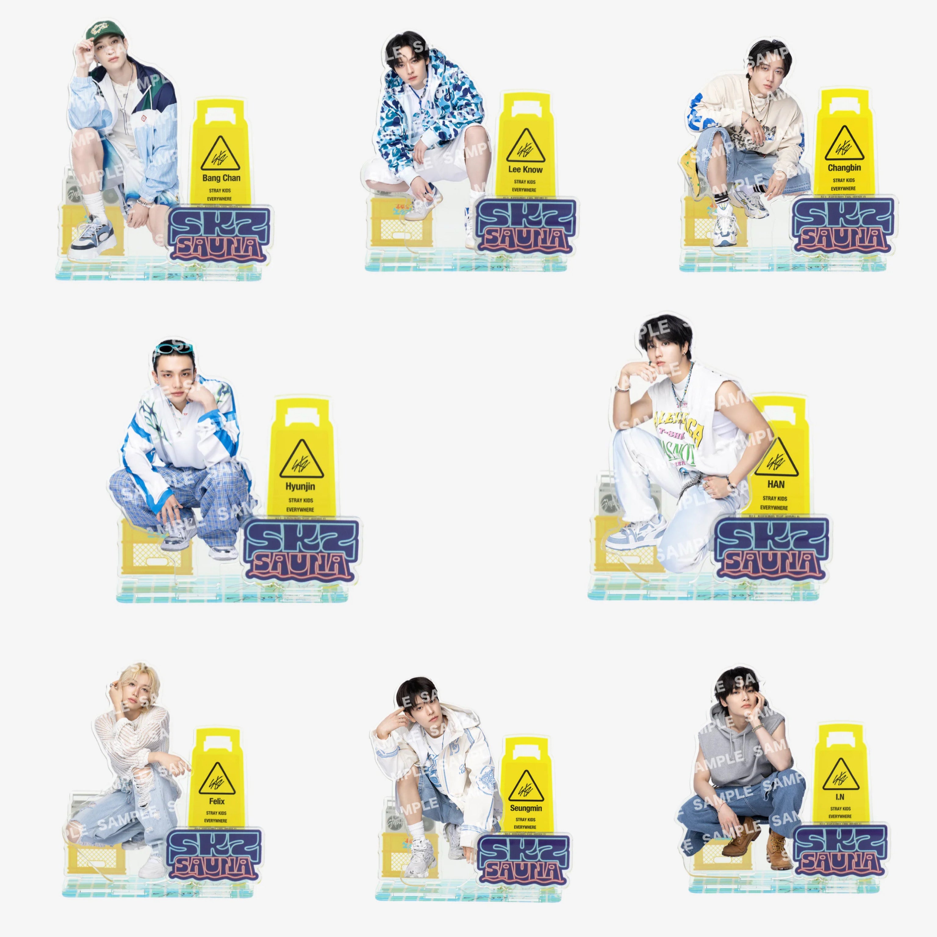 JYP JAPAN POPUP STORE - STRAY KIDS Sauna Official MD (PRE ORDER