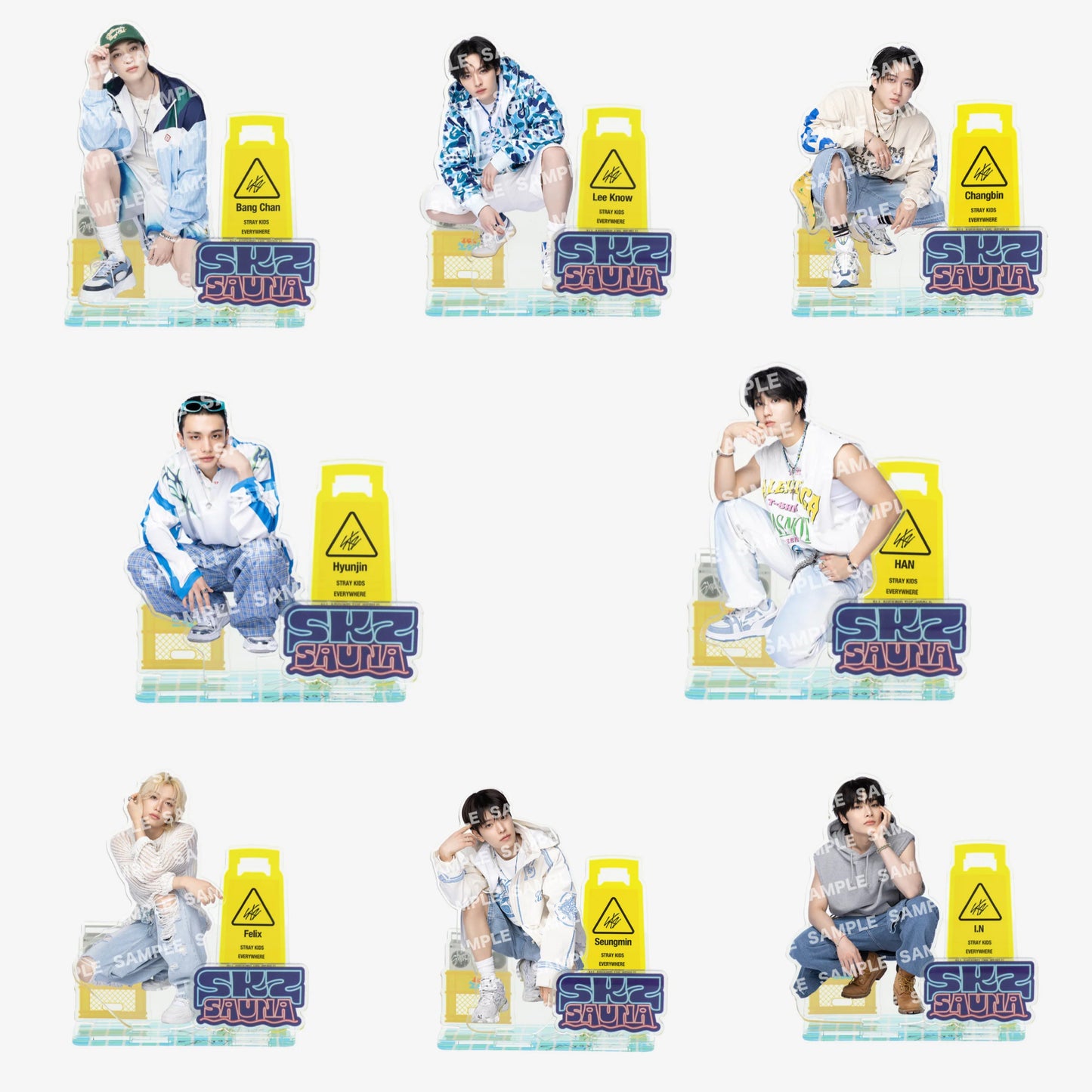 JYP JAPAN POPUP STORE - STRAY KIDS Sauna Official MD (PRE ORDER DECEMBER 2025)