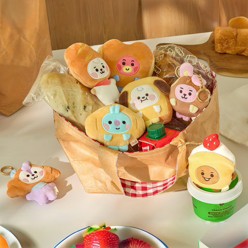 BT21 Baby Official Plush Keyring Bakery Shop Ver