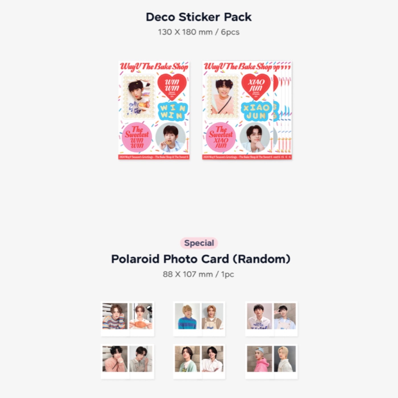 Wayv ペンミ phantom IDカード デコステッカーセット テン WayV 2024 Official Season's Greetings – K-STAR