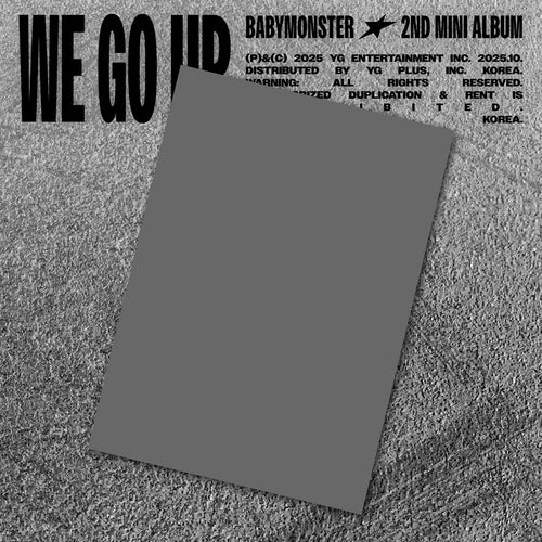 BABYMONSTER - WE GO UP 2nd Mini Album POST CARD Ver