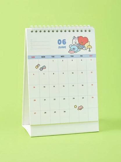 BT21 Official FLUFFY NEW YEAR Desk Calendar