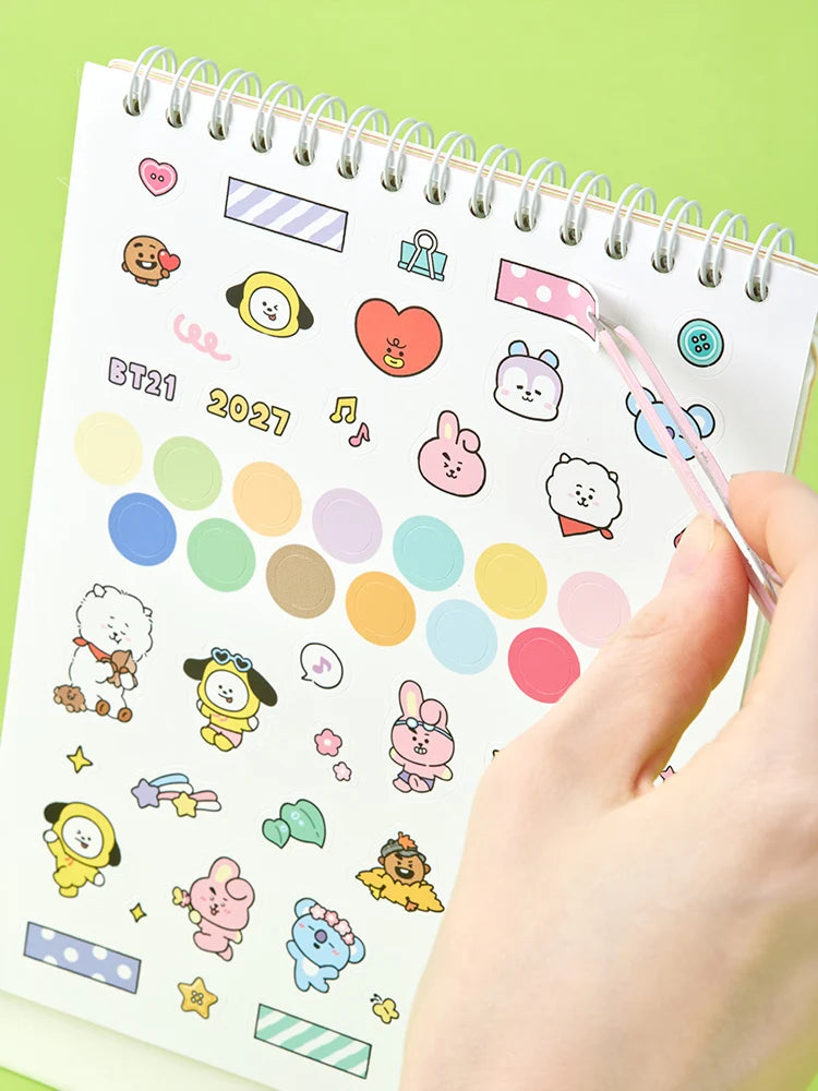BT21 Official FLUFFY NEW YEAR Desk Calendar
