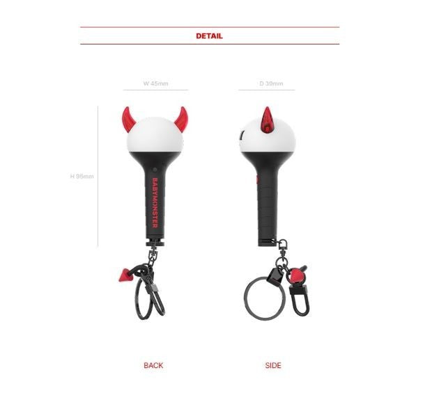 BABYMONSTER Official Light Stick Keyring