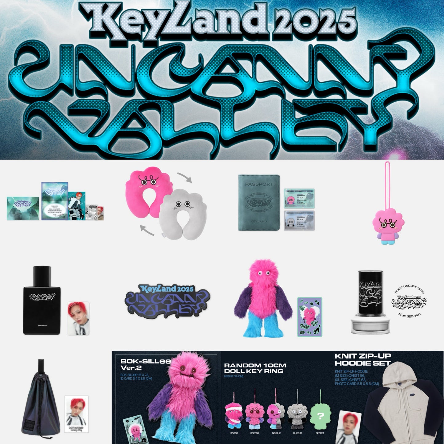 SHINee KEY 2025 KEYLAND Uncanny Valley Official MD