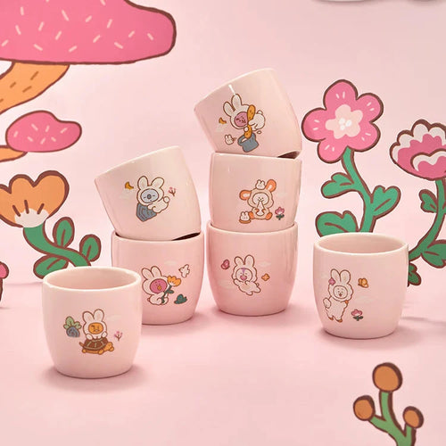 BT21 Official K-TOKKI Ceramic Mini Glass