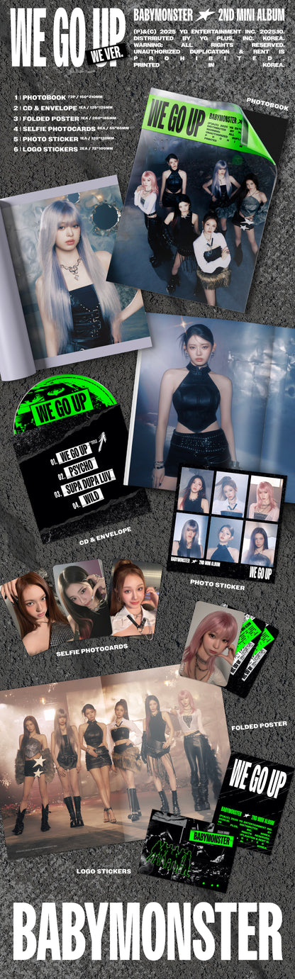 BABYMONSTER - WE GO UP 2nd Mini Album WE Ver