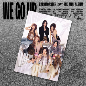 BABYMONSTER - WE GO UP 2nd Mini Album POST CARD Ver