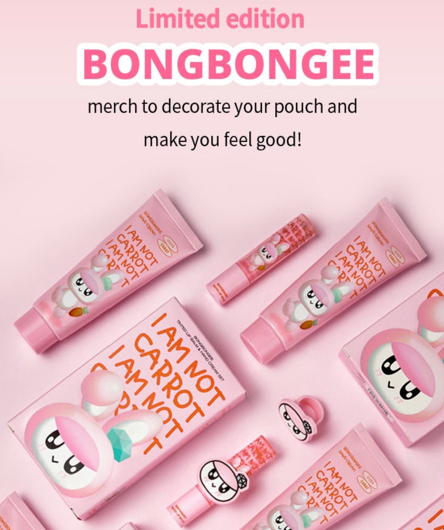 AMOREPACIFIC x SEVENTEEN BONGBONGEE Tinted Lip Balm + Deco Band + Hand Cream Set