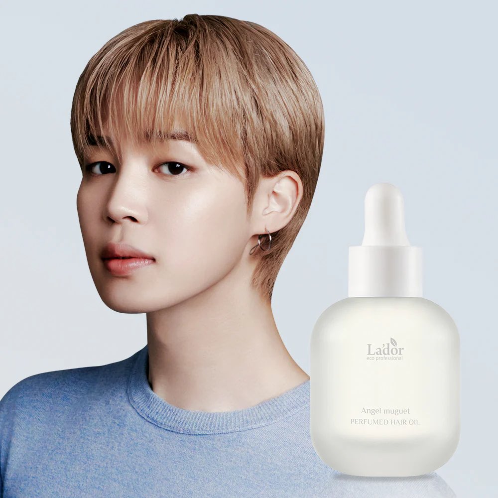 LADOR x BTS JIMIN Angel Muguet Perfume Hair Oil 80ml + Mini Photobook or Keychain