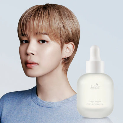 LADOR x BTS JIMIN Angel Muguet Perfume Hair Oil 80ml + Mini Photobook or Keychain