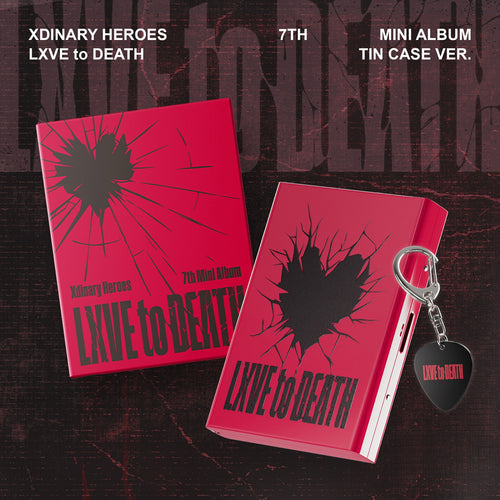 XDINARY HEROES - LXVE TO DEATH 7th Mini Album Tin Case Ver