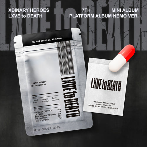 XDINARY HEROES - LXVE TO DEATH 7th Mini Album Platform Ver