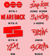 Army Bomb Decorative ARIRANG Stickers 4ea