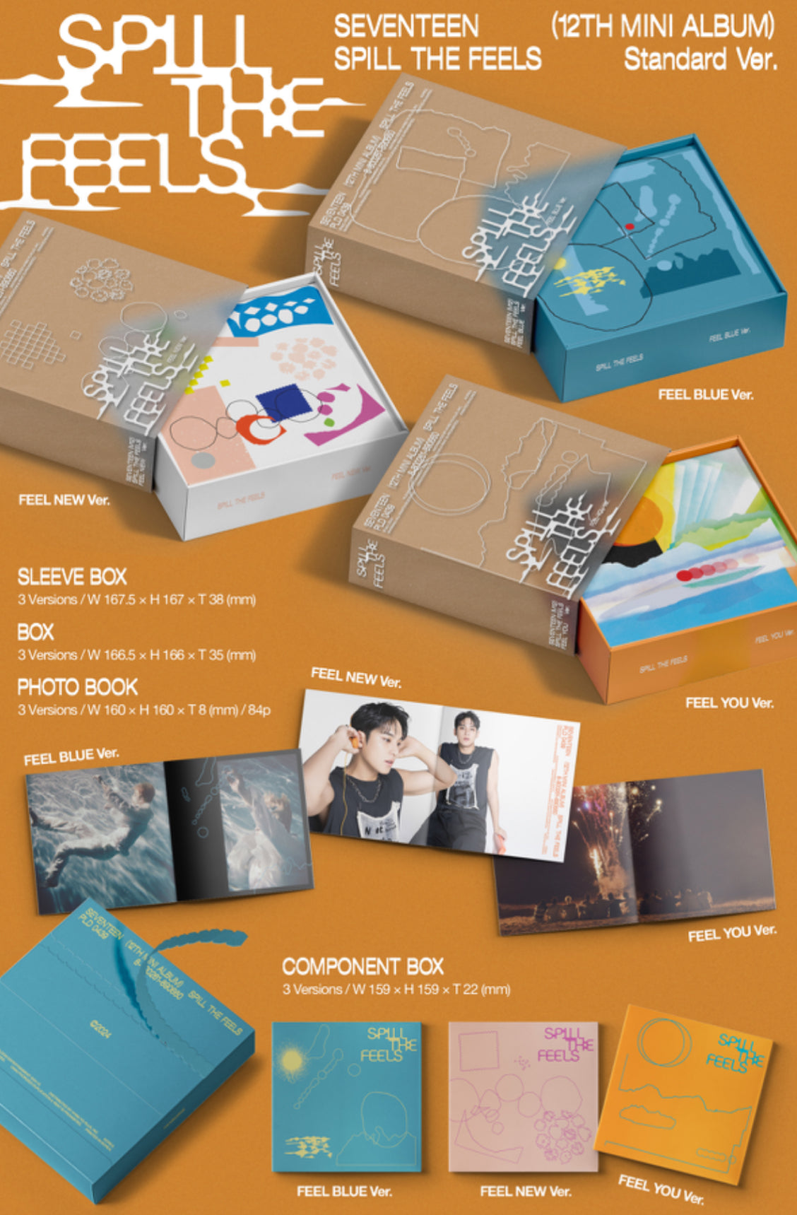 SEVENTEEN - Spill The Feels 12th Mini Album – K-STAR