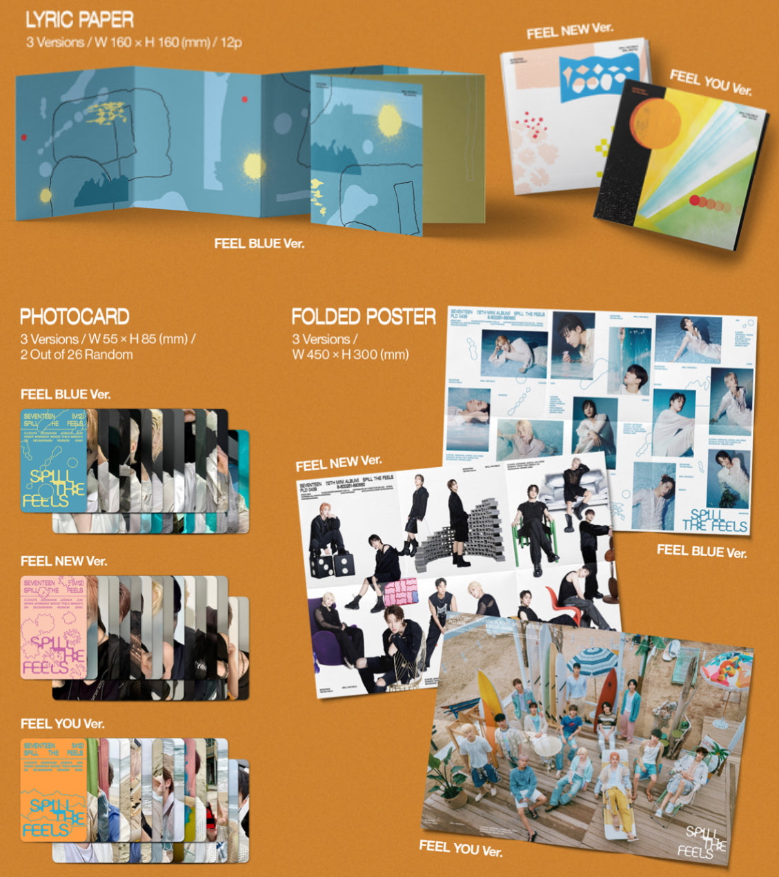 SEVENTEEN - Spill The Feels 12th Mini Album – K-STAR