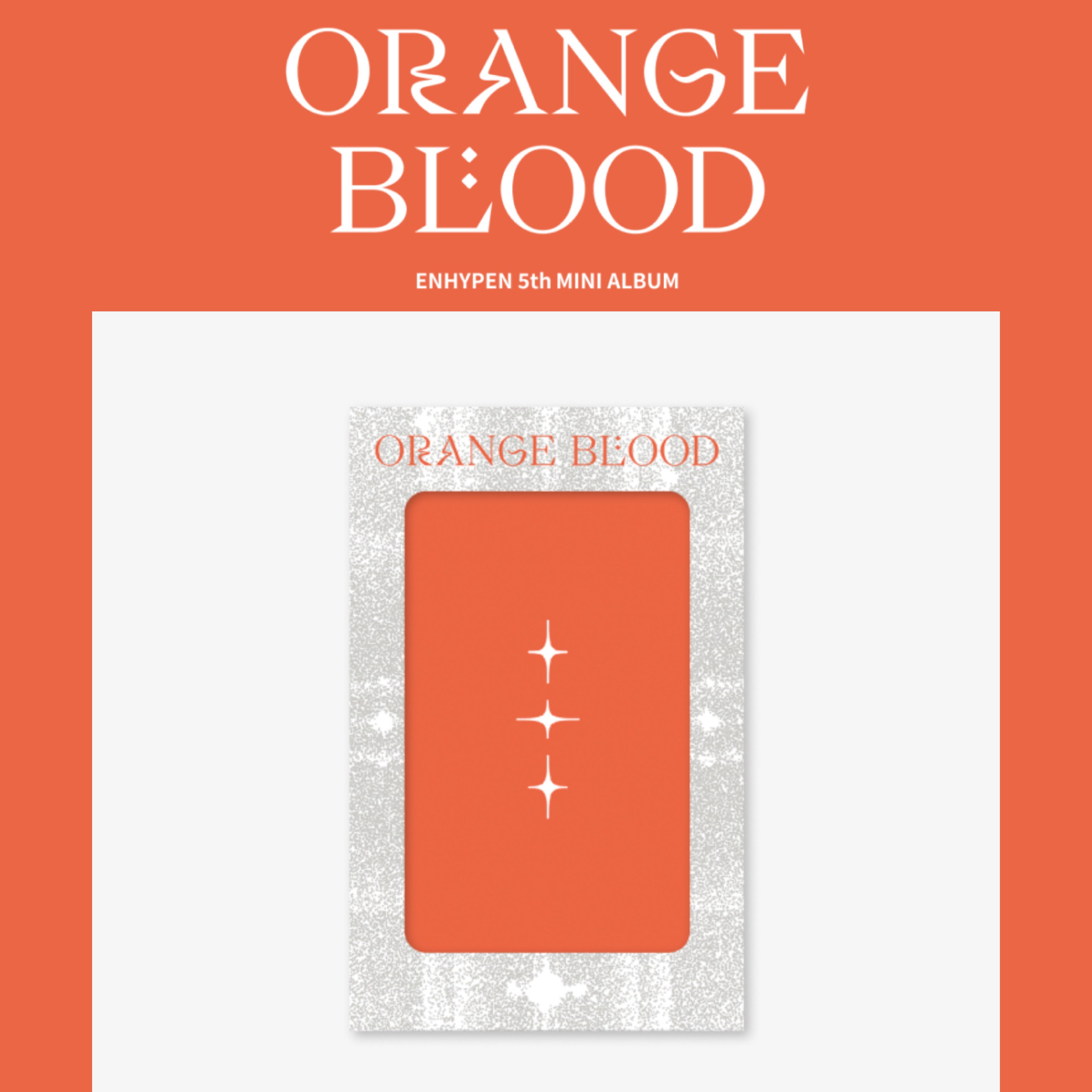 ENHYPEN - ORANGE BLOOD 5th Mini Album (Weverse Ver.)