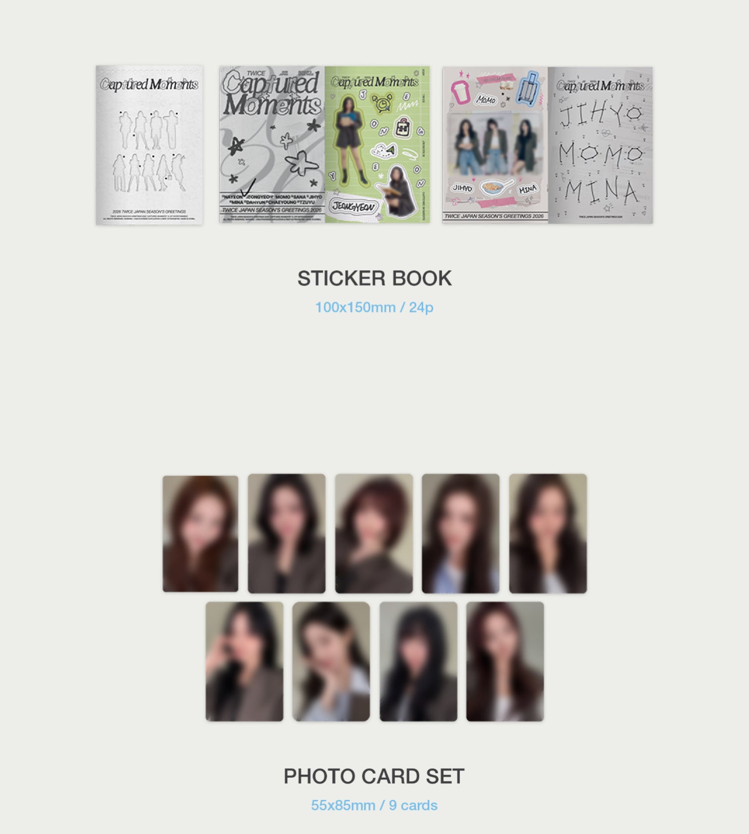TWICE Japan Official Season's Greetings 2026 “CAPTURED MOMENTS” +