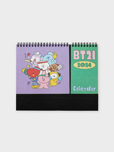 BT21 Official Desk Calendar 2024 Season’s Greetings