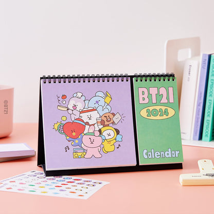 BT21 Official Desk Calendar 2024 Season’s Greetings