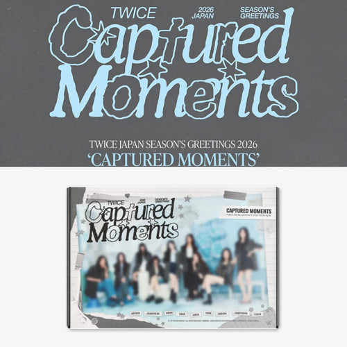 TWICE Japan Official Season’s Greetings 2026 “CAPTURED MOMENTS” + POB (PRE ORDER JANUARY 2026)