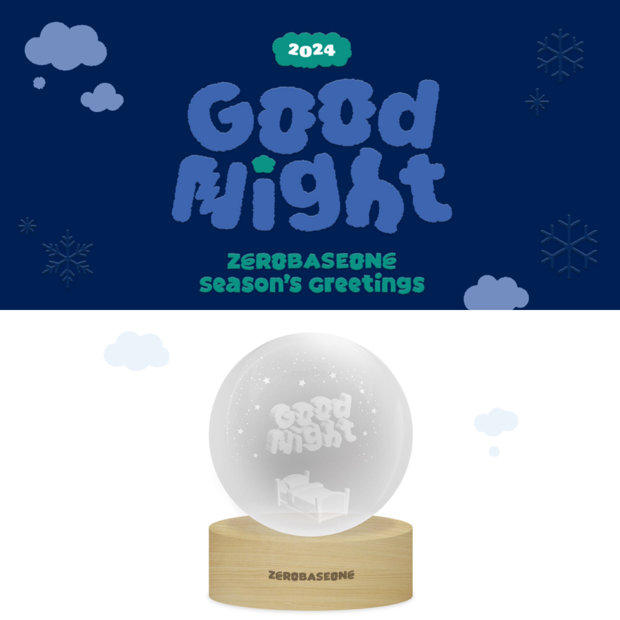 ZEROBASEONE ZB1 Official 2024 Season's Greetings Good Night Mood 