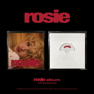 BLACKPINK ROSE - ROSIE First Studio Album KR Ver.